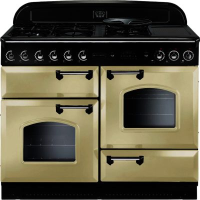 Rangemaster Classic 110cm All Natural Gas 73660 Range Cooker in Cream with Chrome Trim and FSD Hob